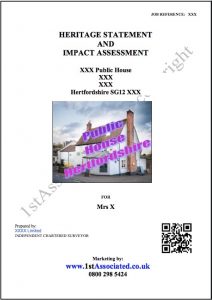 heritage statement example report